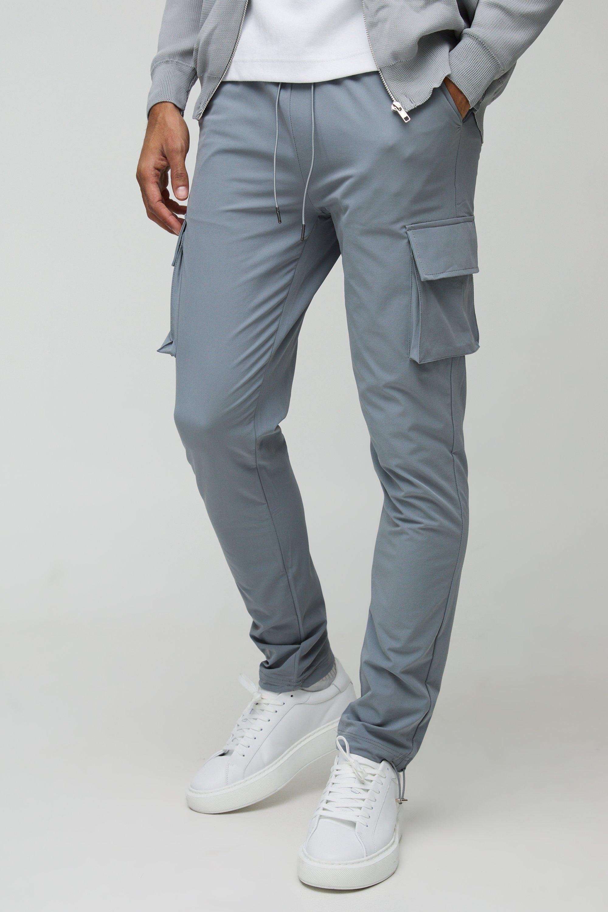 Pastel purple cargo store pants